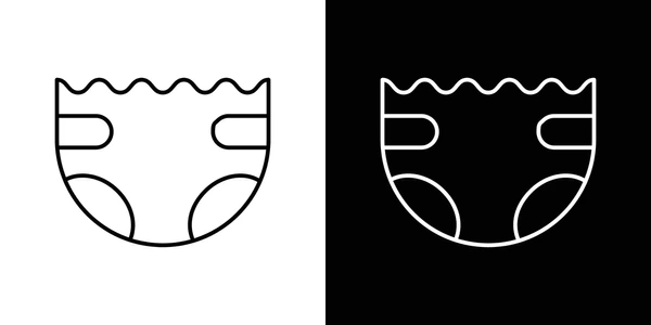 Illustration evoking consensual adult kinky ABDL (Diaper)